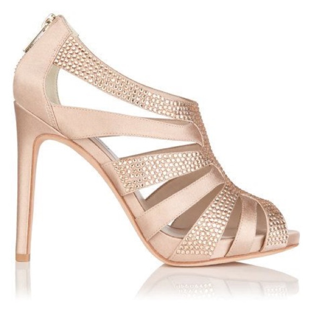 L.K. Bennett Massa Satin Sandal (Sz 40)